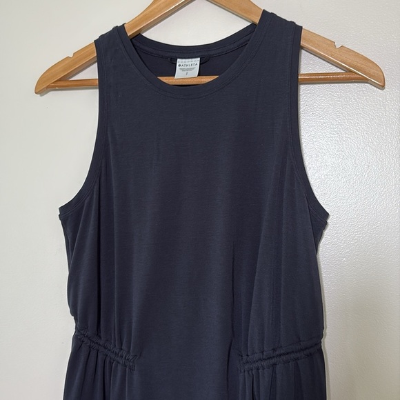 Athleta Air Out Cinch Tank Top Sleeveless Lightweight Black Size S - Picture 4 of 13